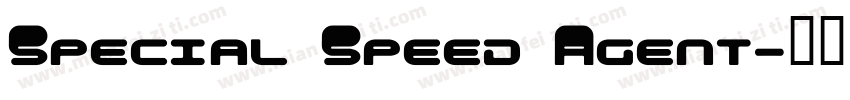 Special Speed Agent字体转换